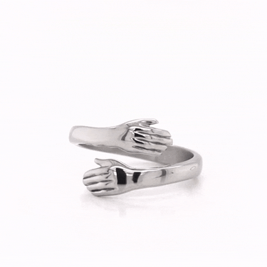stainless steel hug ring 360 video
