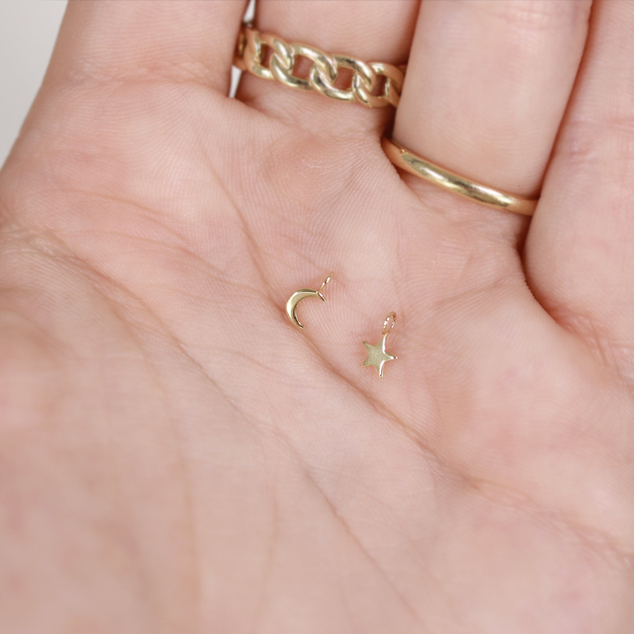 Permanent Jewelry 14K Solid Gold Star Charm / PMJ1016