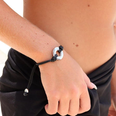 Engravable Washer Friendship Bracelet