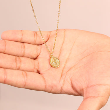 Medallion Cross Charm Lifestyle