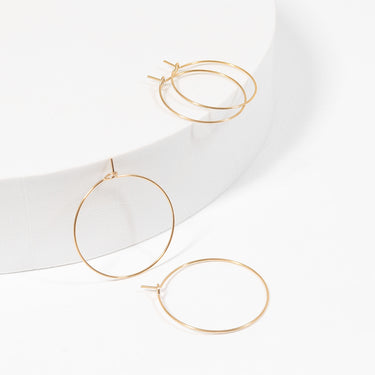 Wire Hoop Earrings