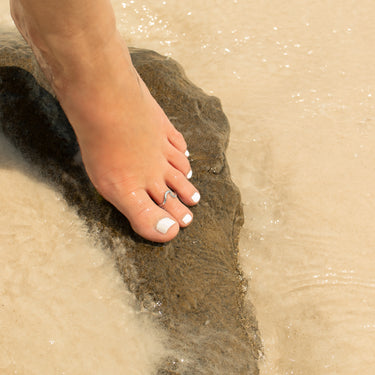 Wave Toe Ring