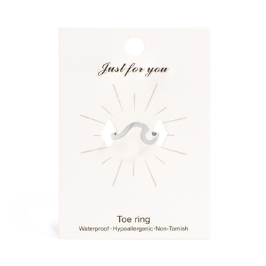 Wave Toe Ring