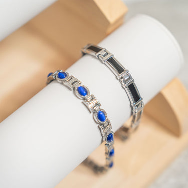Blue Stone Magnetic Bracelet