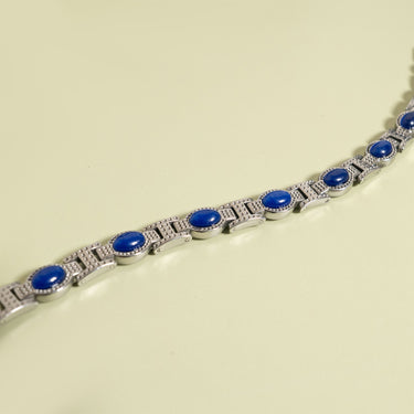 Blue Stone Magnetic Bracelet