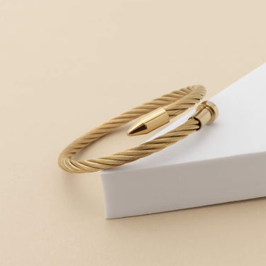 Mens Metal Nail Bracelet