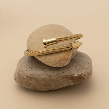 Mens Metal Nail Bracelet