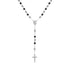 Stainless Steel Cross Pendant Necklace / NKJ0024