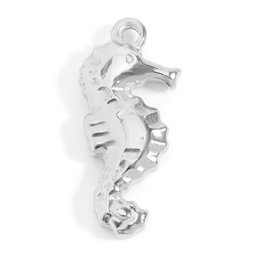 18K Gold PVD Stainless Steel Seahorse Charm