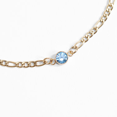 18K Gold PVD Stainless Steel Birthstone Connector Charm