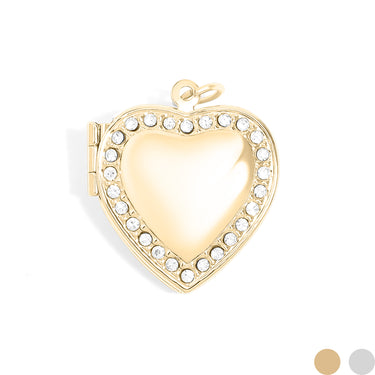 Heart Locket with Stones