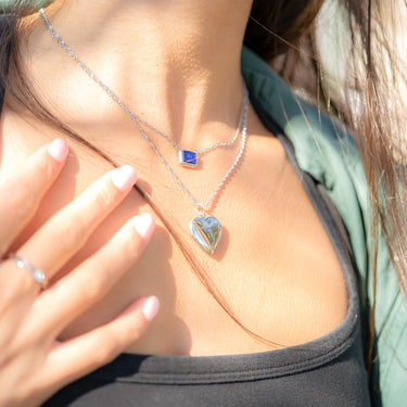 Layered neckalces Lockets
