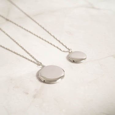 18K Gold PVD Stainless Steel Round Locket