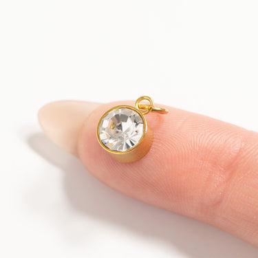 Round Birthstone Charm Scale