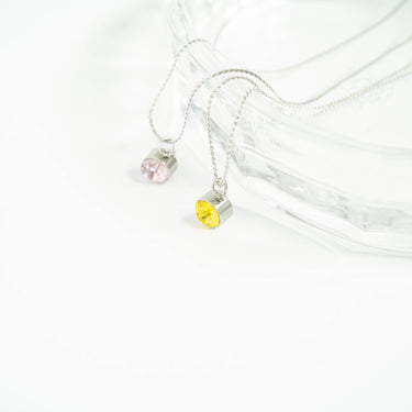 Round Birthstone Charm