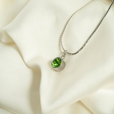 Round Birthstone Charm
