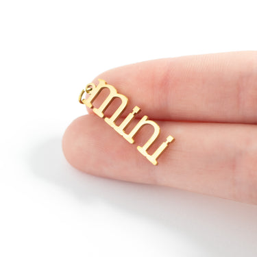 18K Gold PVD Stainless Steel Mini Charm