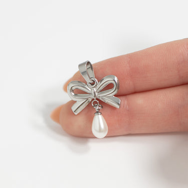 Freshwater Pearl Bow Charm