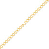 0.9mm Fine Diamond Cut Curb 14K Solid Gold Permanent Jewelry Chain - By the Inch / PMJ0005