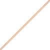 1.2mm Diamond Cut Curb 14K Solid Rose Gold Permanent Jewelry Chain - By the Inch / PMJ0012