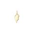 Permanent Jewelry Left Side 14K Solid Gold Broken Heart Charm / PMJ1008