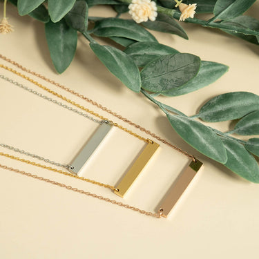 Blank Bar Necklace