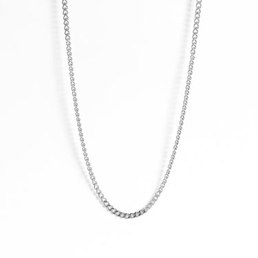 Diamond Cut Curb Chain Necklace