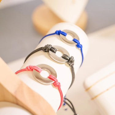 Engravable Washer Friendship Bracelet