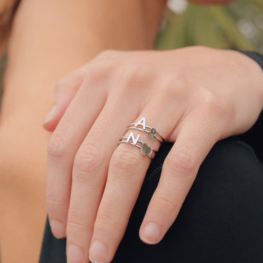 Initial Stacking Ring "N" Lifestyle