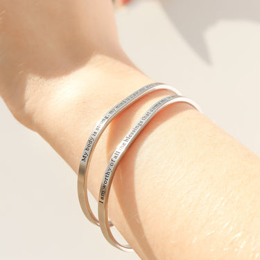 Affirmations Engraved Bracelets