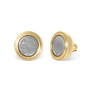 18K Gold PVD Stainless Steel Round Magnetic Clasp