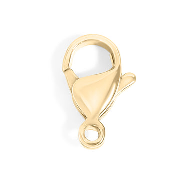 A single 18K Gold PVD stainless steel lobster clasp with a glossy finish on a white background.