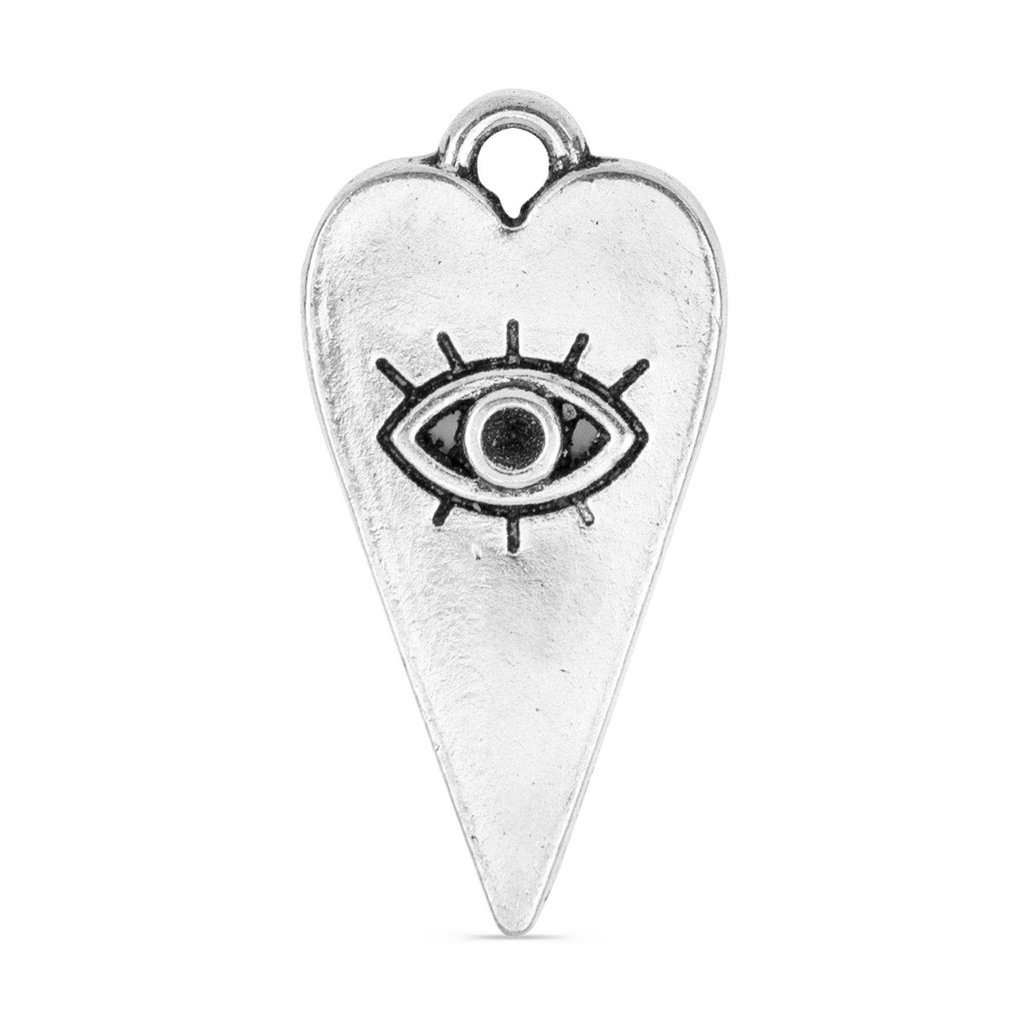 Evil Eye Heart Charm / DIS0067