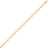 0.9mm Fine Diamond Cut Cable 14K Gold Plated .925 Sterling Silver Permanent Jewelry Chain - By the Foot / PMJ0020