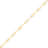 2.0 mm Lip Chain 14K Gold Plated .925 Sterling Silver Permanent Jewelry Chain - By the Foot / PMJ0022
