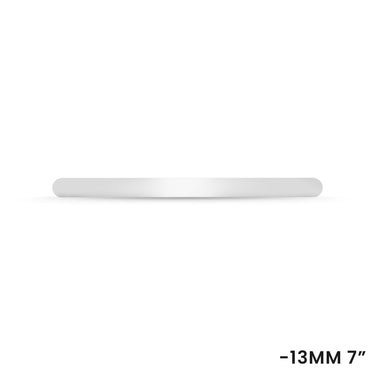 Stainless Steel Rounded Blank Cuff Bracelet