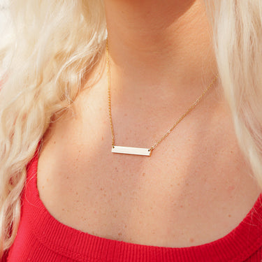 Blank Bar Necklace