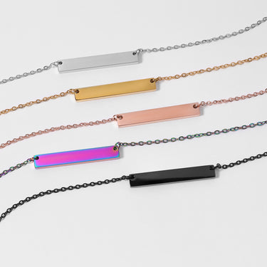 Blank Bar Necklace