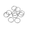 10 Pack - Stainless Steel Key Ring / SBB0048