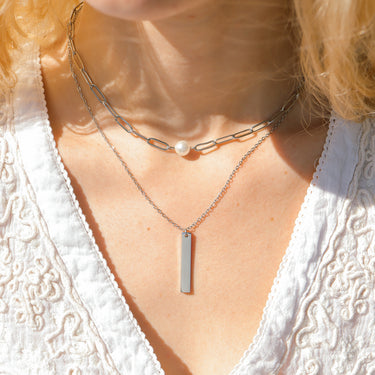 Vertical Bar Necklace