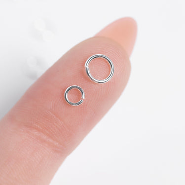 10 Pack .925 Sterling Silver Open Jump Rings