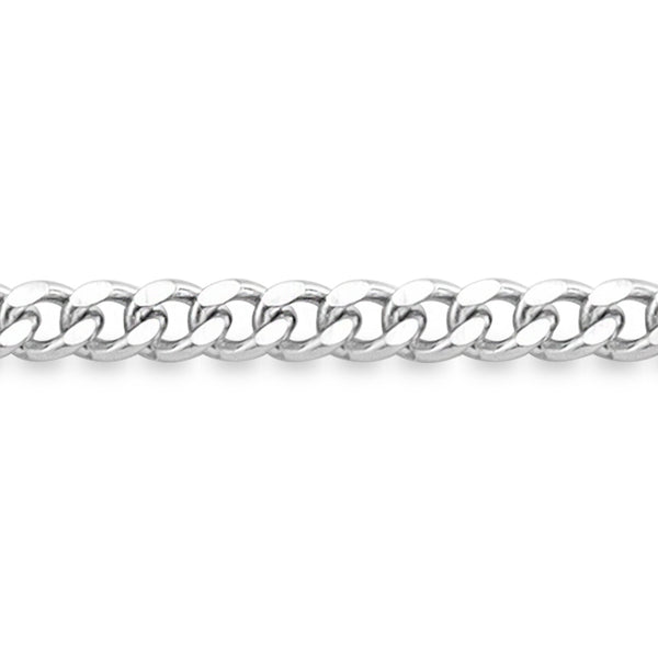 2.5mm Stainless Steel Diamond Cut Curb Permanent Jewelry Chain By The Foot / SPL1005
