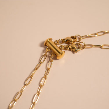 2 Row Layering Necklace Magnetic Clasp