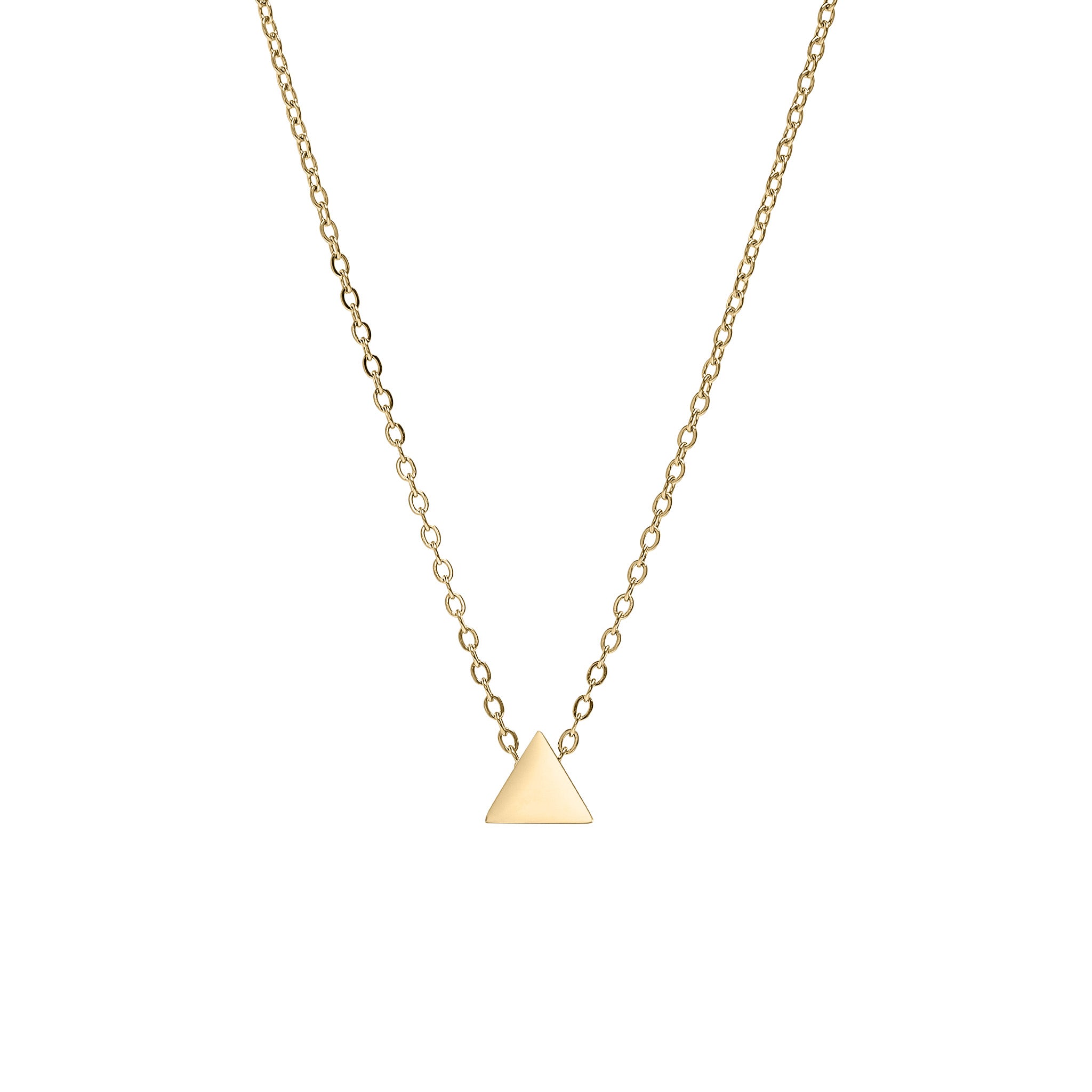 Stainless Steel Mini Triangle Necklace / SBB0345