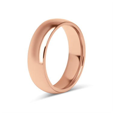 Rose Gold Chocolate Rounded Stainless Steel Blank Ring Stamping and Engraving