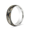 Camouflage Stainless Steel Blank Ring 3mm 6mm 8mm