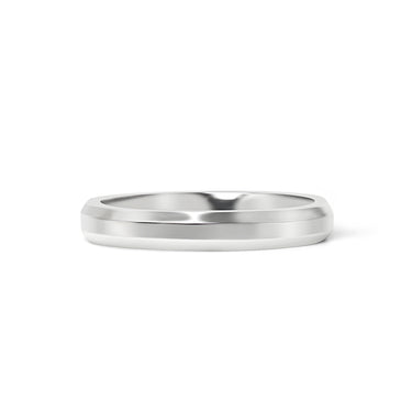 Wholesale Polished Beveled Edge Stainless Steel Ring