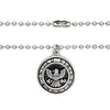 United States Navy Stainless Steel Polished Pendant on Ball Chain / CHJ4071-stainless steel good for jewelry- stainless steel jewelry for women- womens stainless steel jewelry- stainless steel cleaner for jewelry- stainless steel jewelry wire