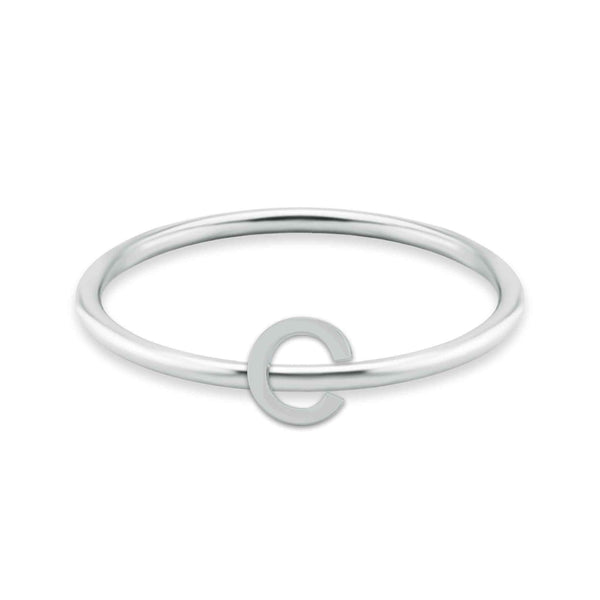 Stainless Steel Initial Stacking Rings A-M / ZRJ9020