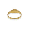 18k Gold PVD Coated Stainless Steel Blank Engravable Rectangle Signet Ring